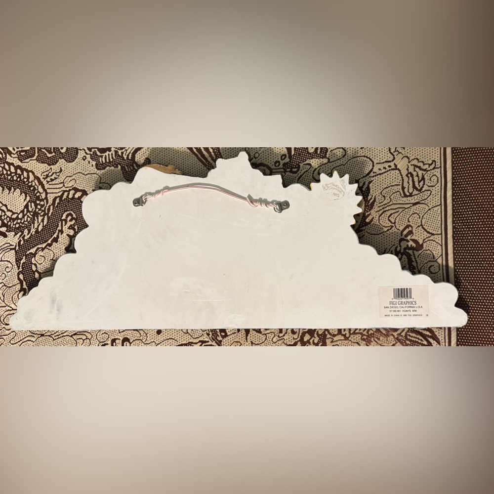 1995 Figi Graphics Noah's Ark 23.5" Long Door Topper Wall Plaque Hand-Painted - Picture 4 of 4